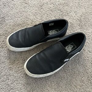 Vans Black Slip-On Shoes
